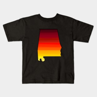 Alabama Sunset Kids T-Shirt